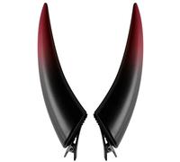 Fermagli per capelli in di demonio, accessorio gotico, accessorio per capelli, per feste spaventose, per Halloween, cosplay, look essenziale, giocoso e spaventoso per donne e adulti
