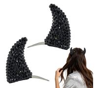 Fermagli Per Capelli In - Forcina Per Halloween Cosplay Con Strass Da | Fermagli Per Capelli Horror | Per Le Vacanze Scolastiche Quotidiane, Feste Di Compleanno, Spettacoli Teatrali, Natale