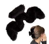 Fermagli per capelli in peluche a forma di onda, grande artiglio, pinza in peluche ondulata, accessorio per capelli per donne e ragazze, fermagli per capelli spessi