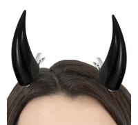 Fermagli per capelli in resina, stile gotico, per cosplay, corna scure | Fermagli per capelli horror per giochi di ruolo, casa, scuola, vacanze, feste, falò, foto, occasioni speciali