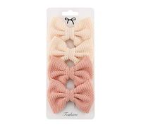 Fermagli per capelli in tessuto, 4 fermagli per capelli colorati, graziosi fermagli laterali fatti a mano E