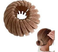 Fermagli per capelli in velluto a nido di uccello, tre file di denti per realizzare coda di cavallo, chignon e forcine per capelli lunghi, corti e ricci, fermagli per capelli, fermagli e accessori per