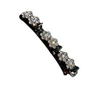 Fermagli per capelli intrecciati con pietra di cristallo scintillante Alice intrecciati capelli cavi I5H2 clip accessori per capelli intrecciati clip per capelli C