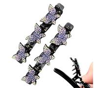 Fermagli per capelli intrecciati, fermagli per trecce a farfalla - Ragazze Donne Treccia Gioielli Per Capelli Fermaglio Per Capelli | Clip per capelli , tornante intrecciata, clip a