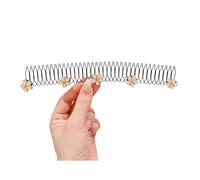 Fermagli per capelli invisibili elastici per capelli, fiori, finitura per capelli, accessori per donne e ragazze per la finitura del pettine con pettine per fiori elastici invisibili