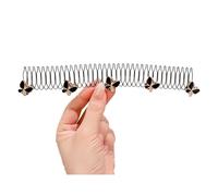 Fermagli per capelli invisibili elastici per capelli, fiori, finitura per capelli, accessori per donne e ragazze per la finitura del pettine con pettine per fiori elastici invisibili