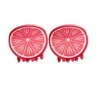 Fermagli per capelli leggeri con motivo a frutta, non danneggiano le impugnature per code di cavallo e trecce a metà stili adatti ai viaggi Clip di tenuta sicura da viaggio