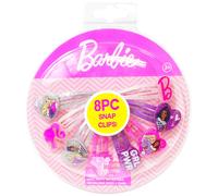 Fermagli per capelli LUV HER Barbie per bambine, confezione da 8, multicolore, et 3+