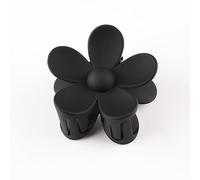 Fermagli per capelli neri a forma di fiore, per donne e ragazze, capelli spessi, fermagli per capelli grandi e carini, antiscivolo, a tenuta forte, accessori per capelli sottili