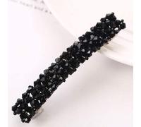 Fermagli per capelli neri - Fermagli per capelli fatti a mano con strass e supporti per capelli in metallo, accessori per lo styling per donne e ragazze