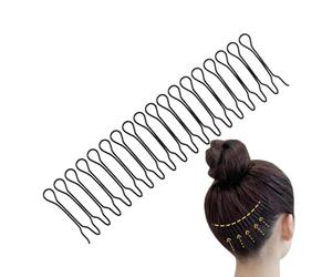 Fermagli per capelli - Organizer per capelli rotti, ornamento principale, forcina per capelli, clip superiore, parte posteriore della testa, pettine invisibile e fisso, penna per, inserto