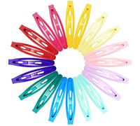 Fermagli per capelli per donne e ragazze Funtopia, 40 pezzi, 2,4"""" Fermagli per capelli ovali in metallo antiscivolo, semplici forcine per capell