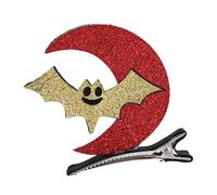 Fermagli per capelli per Halloween per cappelli, feste di Halloween, accessori per feste di Halloween, facili da abbinare, colori vivaci per migliorare lo stile delle vacanze (B, 6 x 6 cm)