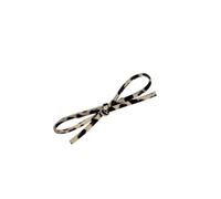 Fermagli per capelli per ragazze e donne, accessori con fiocco coreano granchio vintage popolare alla moda leader kpop Ribbon barrette (stampa leopardata chiara)
