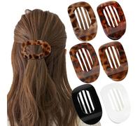 Fermagli per capelli piatti,2025 New Hair Clips,Semplici Eleganti Fermaglio per capelli per ragazze e donne capelli sottili (6 PCS-A)