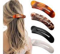 Fermagli per capelli piatti da donna, eleganti clip per tutti i tipi di capelli, comode clip piatte per sdraiarsi e guidare (colore 2)