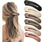 Fermagli per capelli piatti da donna, eleganti clip per tutti i tipi di capelli, comode clip piatte per sdraiarsi e guidare (colore 5)