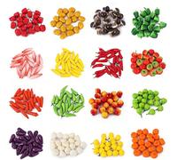 Fermagli per capelli realistici a forma di frutta e verdura in stile misto, accessori per capelli a forma di frutta, verdura e piante, adatti per donne, ragazze, scuola, casa, feste, Natale 1 fungo-5 