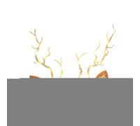Fermagli per capelli renna - Acconciatura natalizia luminosa - Forcine decorative per feste, per feste in maschera, spettacoli, raduni, convenzioni fumetti, adolescenti, adulti, feste