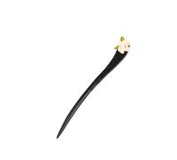 Fermagli per capelli retrò da donna, in legno naturale, a forma di bacchetta, stile etnico, accessori per capelli da ragazza, gioielli (A1)