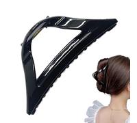 Fermagli per capelli, stile alla moda, in silicone, 11,5 x 4,5 cm, triangolare, strumento di presa per lo styling sportivo, per pendolarismo, abbigliamento casual, look scolastico, acconciature da