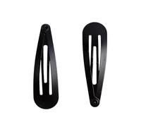 Fermagli per capelli Tic Tac Tik Tak in metallo nero per donna