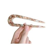 Fermagli per capelli vintage a forma di U, in cellulosa acetica, chignon, chignon, forcina, pettine per capelli da donna, accessori per lo styling dei capelli (C)