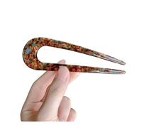 Fermagli per capelli vintage a forma di U, in cellulosa acetica, chignon, chignon, forcina, pettine per capelli da donna, accessori per lo styling dei capelli (D)