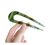 Fermagli per capelli vintage a forma di U, in cellulosa acetica, chignon, chignon, forcine leopardate, pettine per capelli da donna, accessori per lo styling dei capelli (E)