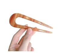 Fermagli per capelli vintage a forma di U, in cellulosa acetica, chignon, chignon, forcine leopardate, pettine per capelli da donna, accessori per lo styling dei capelli (B)