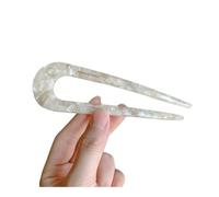 Fermagli per capelli vintage a forma di U, in cellulosa acetica, chignon, chignon, forcine leopardate, pettine per capelli da donna, accessori per lo styling dei capelli (A)