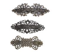 Fermagli per capelli vintage Stile retrò Accessori per capelli eleganti Mollette per capelli portatili leggere per la festa di nozze Accessori per foto Danza Materiale in lega di