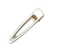 fermagli per capelli vuoti 10 pezzi di fermagli for capelli grandi, alla moda, color oro, base for for fai da te, for realizzare gioielli for(8cm thin gold)