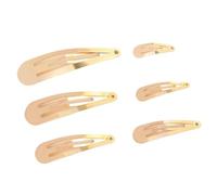 fermagli per capelli vuoti 100 pezzi 4 cm 5 6 7 8 fermagli for capelli a forma di goccia d'acqua, forcine for, accessori for fai da te, copricapi(Gold,6cm)