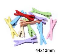 fermagli per capelli vuoti 20 pezzi di fermagli for capelli a forma coccodrillo, con montatura vuota, for accessori fai da te for la creazione gioielli e copricapi(44x12mm)