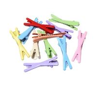 fermagli per capelli vuoti 20 pezzi di fermagli for capelli a forma coccodrillo in metallo misto, base for la creazione gioielli fai da te(44x12mm)