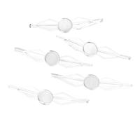 fermagli per capelli vuoti 5/10 pezzi di base for forcine in metallo, interna rotonda da 12/20 mm, for fermagli for capelli, cabochon, cammeo, for la creazione gioielli fai te(Color-22)