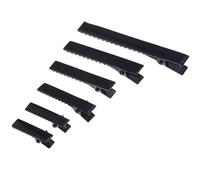 fermagli per capelli vuoti 50/20 pezzi di fermagli for capelli neri da 30 mm/40 mm/45 mm/55 mm/65 mm/75 mm/95 mm, base for forcine for la creazione gioielli fai te(75mm,20pcs)