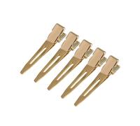 fermagli per capelli vuoti Mini fermagli for capelli a becco d'anatra in metallo da 4,5 cm - Perfetti for lo styling, la suddivisione in sezioni e come fermaglio for donna(Gold)