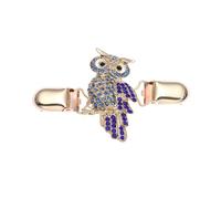 Fermagli per cardigan e scialle Clip for colletto con clip for maglione con strass, 2 pezzi, corpetto con frange, fibbia anti-luce, spille vintage(Style 6)