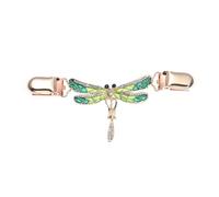 Fermagli per cardigan e scialle Clip for colletto con clip for maglione con strass, 2 pezzi, corpetto con frange, fibbia anti-luce, spille vintage(Style 7)