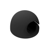 Fermagli per cavi in silicone, clip per penne per scrivania, parete, comodino, cucina, fermacavi multiuso per dormitorio, scuola, ufficio e classe, nero e bianco