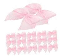 Fermagli per Chioma a Fiocco Rosa Fatti a Mano 60 Pezzi