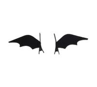Fermagli per Chioma Atmosfera di Appendici di Pipistrello Nere in Plastica | Accessori Chioma per Cosplay e Foto, Facili da Abbinare, Comodi da Indossare, per Ragazze
