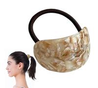 Fermagli per coda di cavallo da donna, elastici decorativi ovali geometrici per capelli | Strumento per lo styling dei capelli dal design geometrico ovale per appuntamenti, serate, uso quotidiano