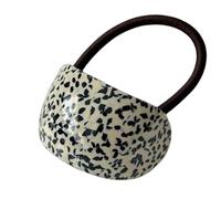 Fermagli per coda di cavallo da donna, motivo geometrico ovale, per coda di cavallo, elegante strumento per acconciature per feste, appuntamenti, serate fuori e uso quotidiano