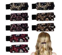 Fermagli per con strass - Impugnatura antiscivolo per, fermagli per con strass da 8 | Lavoro Viaggi Incontri Trucco Vacanze Natale Casa Famiglia Salone