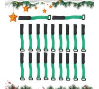 Fermagli per Ghirlande per Scale - 20 Pezzi Fascette Regolabili per Corone,Appendini Per Ghirlande Per Decorazioni Natalizie | Per Corrimano Ringhiere Recinzioni Camini Casa Ufficio Scuola