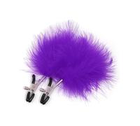Fermagli per il corpo soffici Fermagli per il corpo a pressione regolabile Anelli per il corpo in acciaio inossidabile Fermagli morbidi per legare il torace Gioielli per il corpo non piercing (Viola)