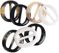 Fermagli per magliette in resina alla moda, semplici e alla moda, da 5 cm, per magliette, eleganti fibbie per sciarpa, diapositive in vita, fermagli, per donne e ragazze, fibbie di fissaggio